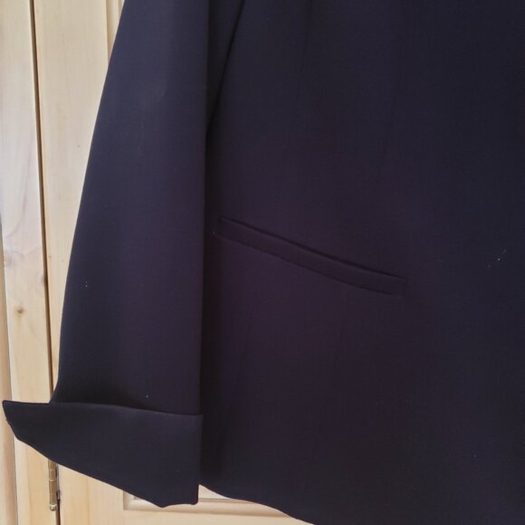 Nine West Open Front Blazer, Navy, Size Large - Picture 6 of 7